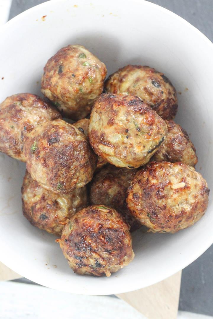 Air Fryer Meatballs delicious eaten hot or cold, any way you like