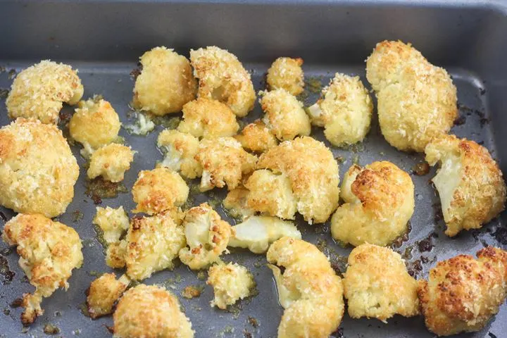 sheet pan roast cauliflower