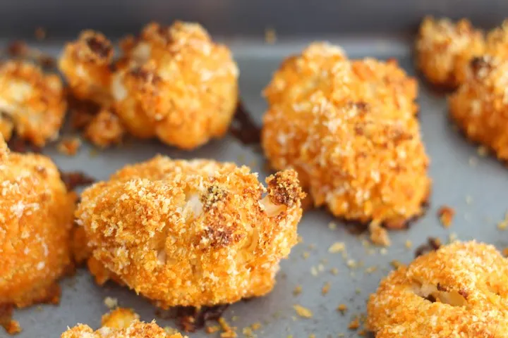 baked cauliflower florets