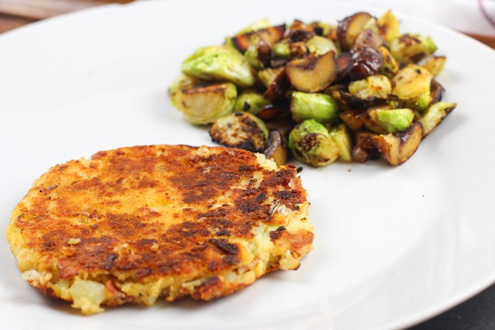patties with sprouts