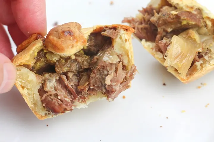 mini steak pie