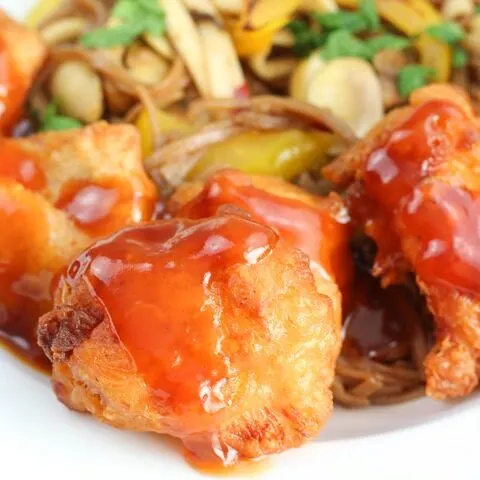 sweet and sour chicken balls