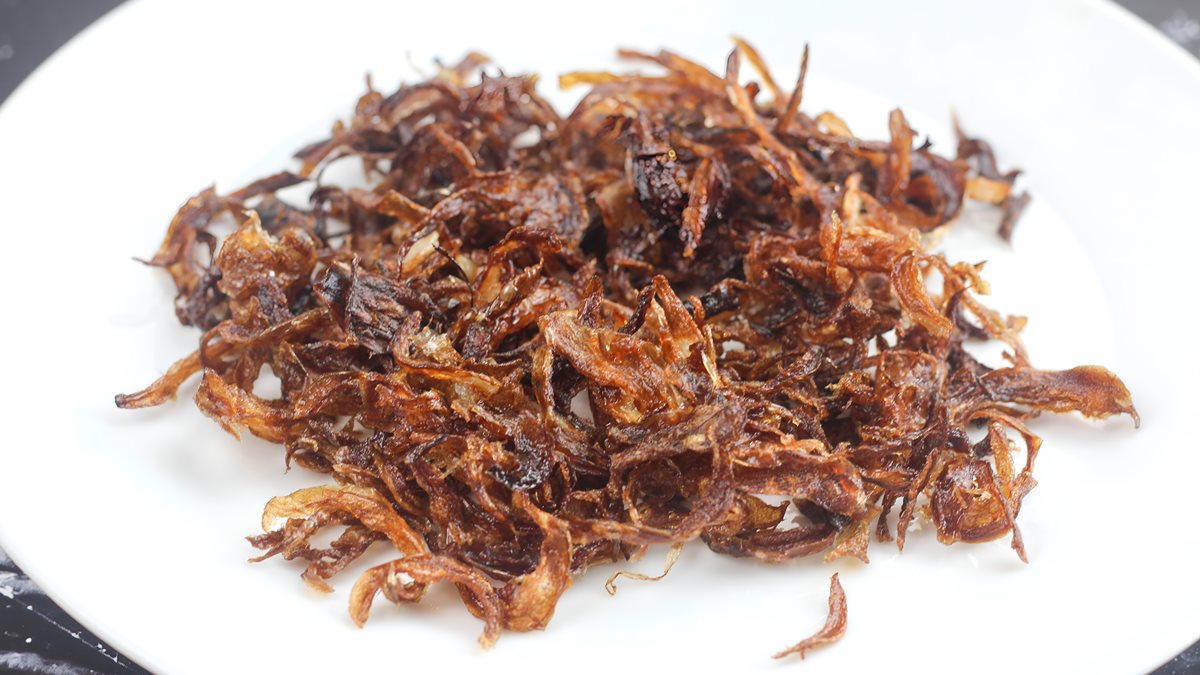 fried crispy onions