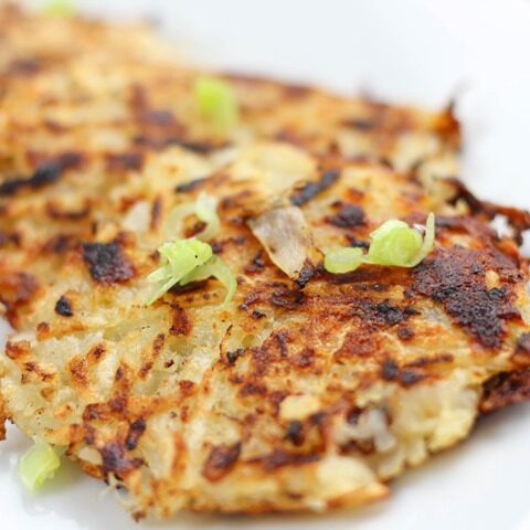 cheese and onion rosti