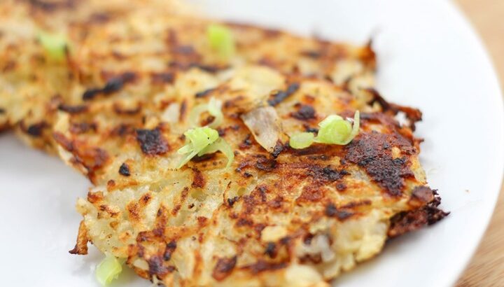 cheese and onion rosti