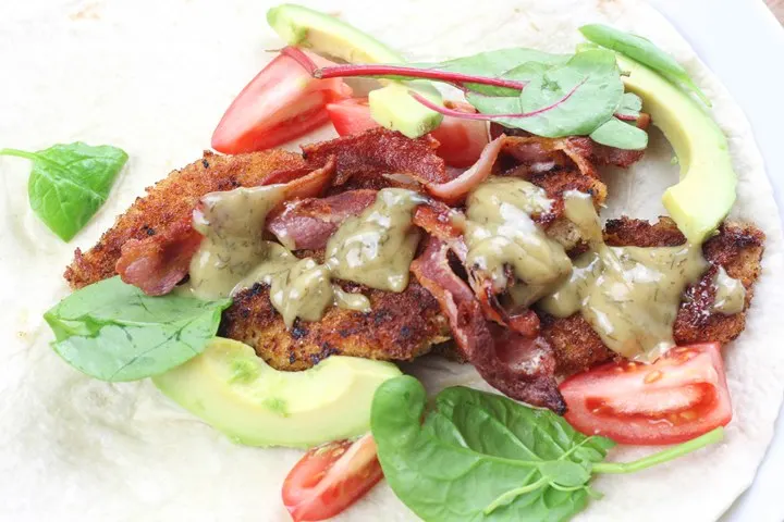 Honey Mustard Chicken Wraps - Tao of Spice