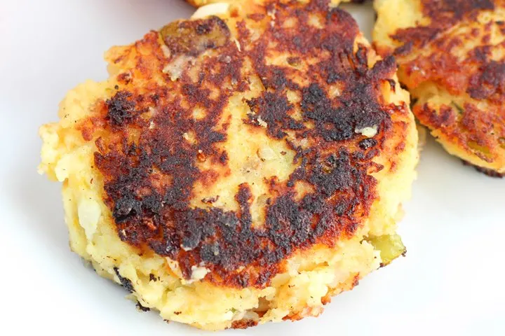 leftover mashed potato patties