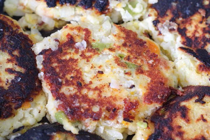 leftover mashed potato cakes