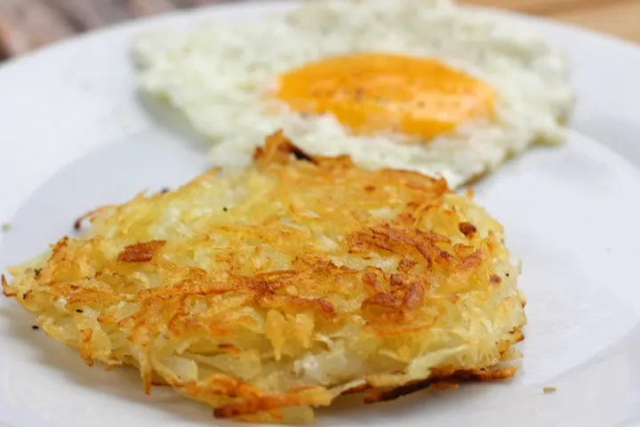 fried rösti potatoes