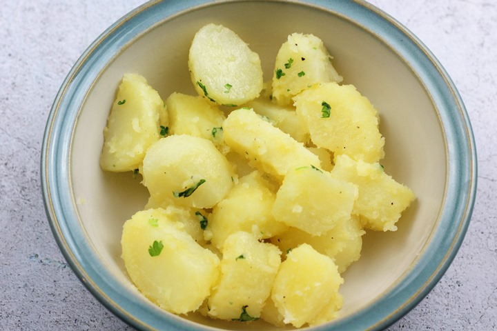 Butter Potatoes on Stove