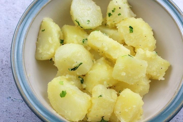 Butter Potatoes on Stove - a quick and easy potato side dish