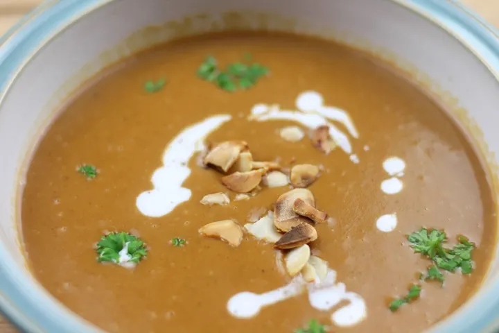 vegan butternut soup