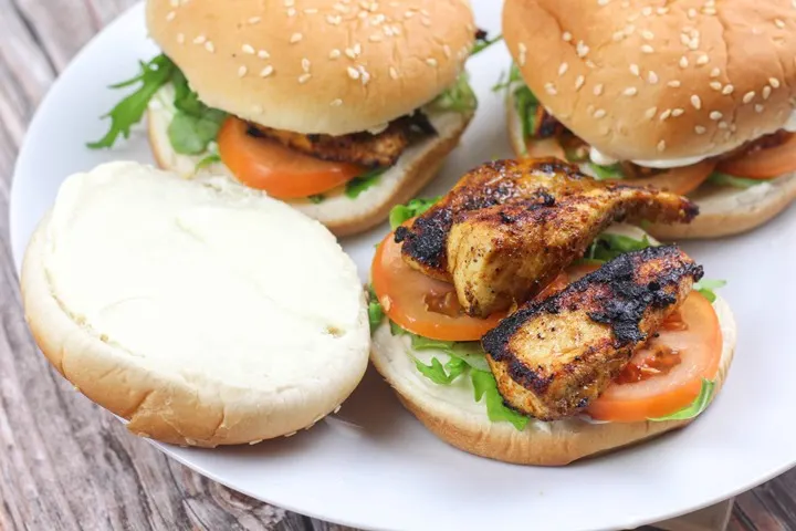 chicken fried burger