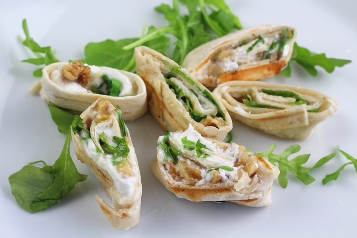 goats cheese wrap