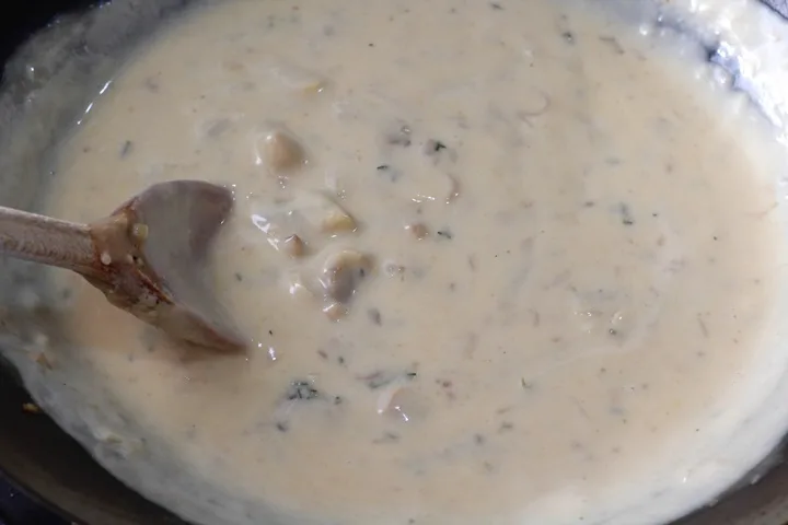 creamy pie filling sauce
