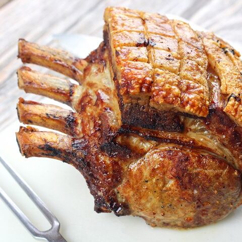 roast rack of pork