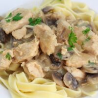 Instant Pot Chicken Stroganoff - a great meal with rice or pasta