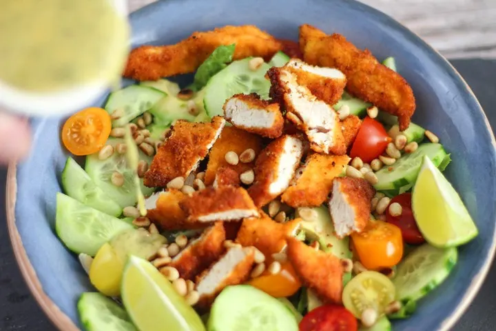 crispy chicken salad dressing