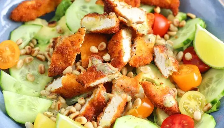 crispy chicken salad recipe