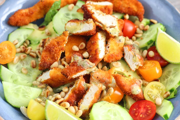 Crispy Chicken Salad Recipe