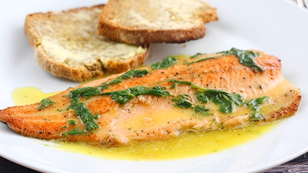pan fried trout with lemon butter sauce
