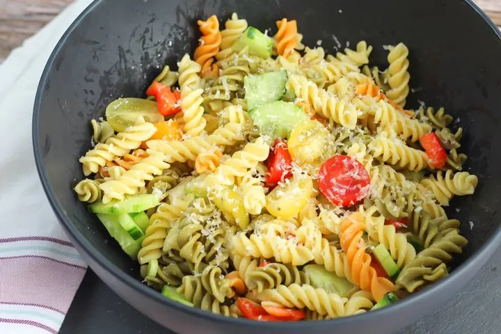 zesty italian pasta salad