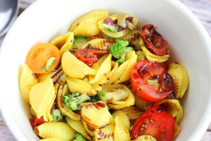 cold vegan pasta salad