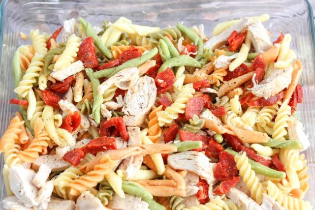 Chorizo and Chicken Pasta Bake - in a delicious creamy ...