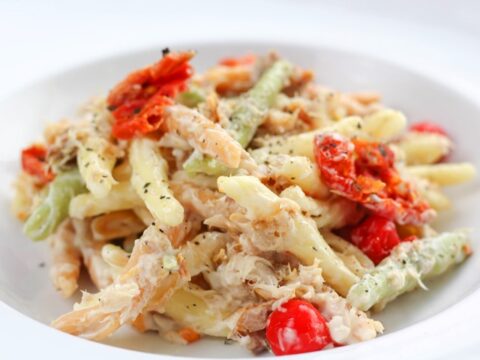 Smoked Mackerel Pasta Salad