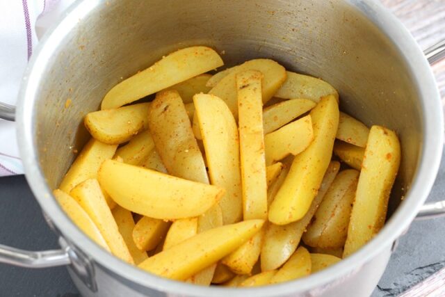 Homemade Chunky Chips Made In The Air Fryer Healthy Low Fat 1433