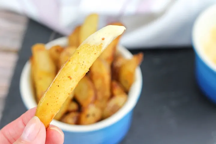 homemade thick cut fries