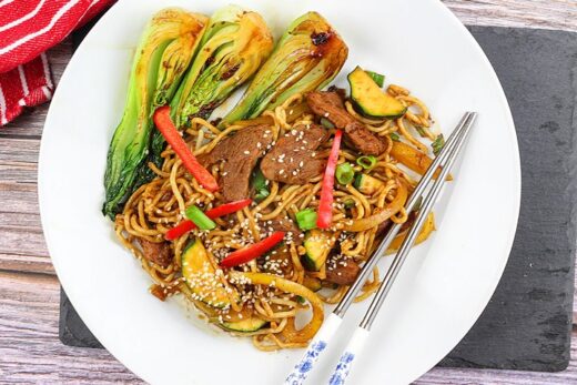 Stir-Fried Pak Choi (Bok Choy or Chinese cabbage in the wok)