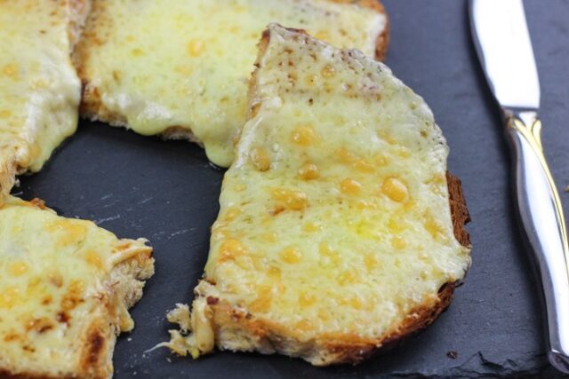 Marmite Cheese Toast - the best grilled cheese sandwich!