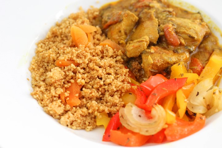 couscous with vegetables and chicken