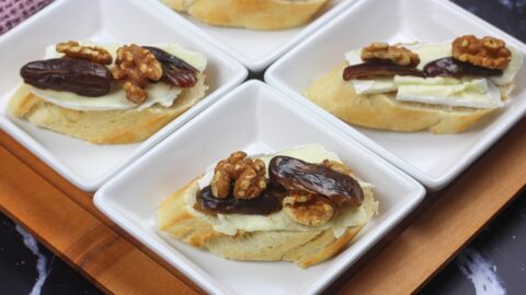 Brie and Date Tapas