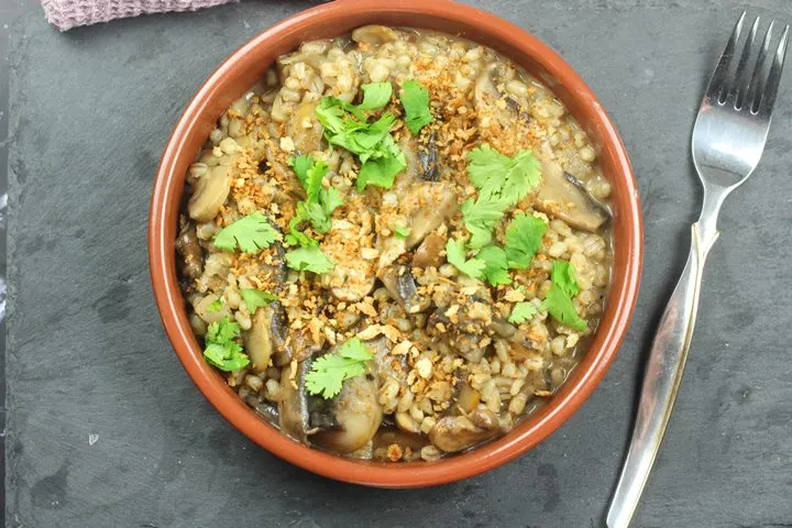 mushroom and barley