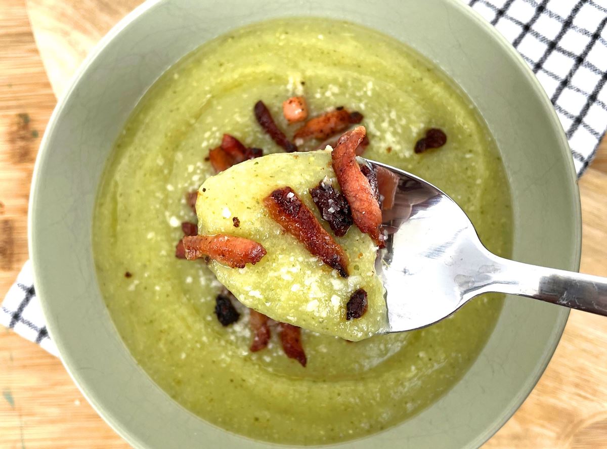 broccoli potato bacon soup