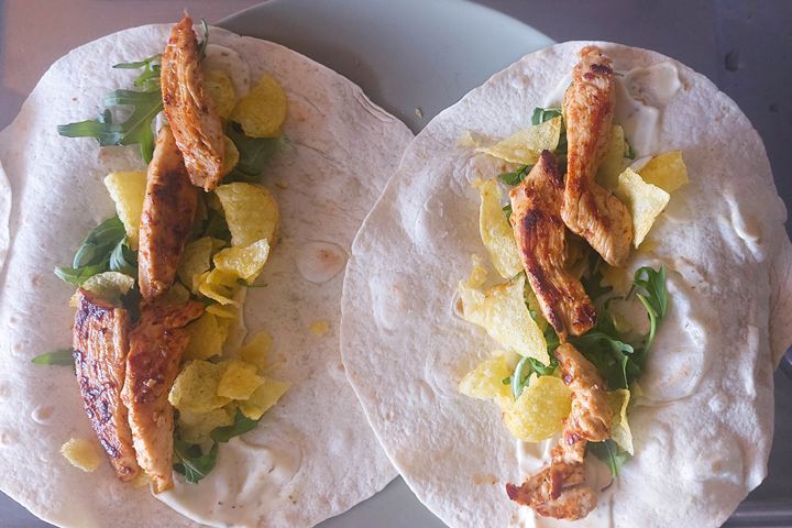 chicken wraps