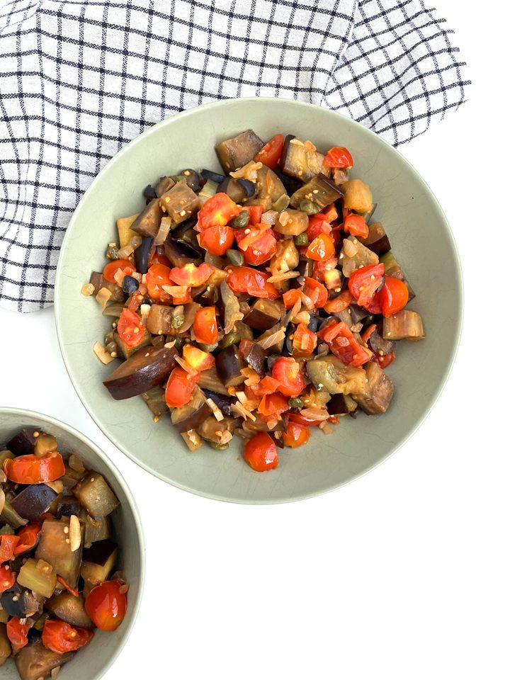 Easy Sicilian Aubergine Caponata