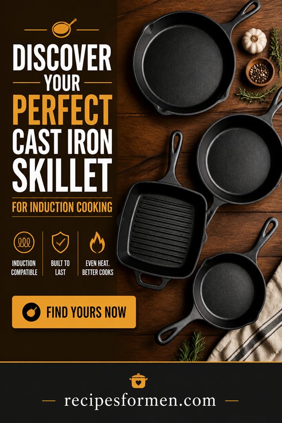 cast iron skillets for induction stoves