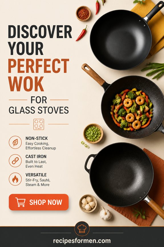 top wok options for glass stoves