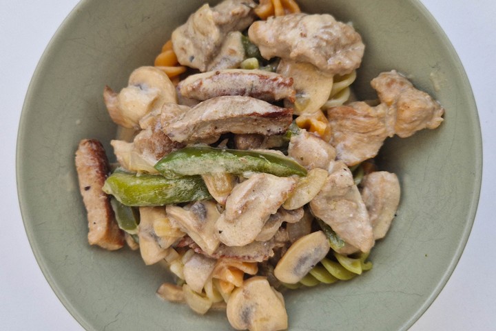 Pork and Pepper Pasta